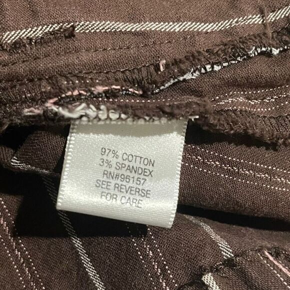 SO Brown Striped Blazer -‎ Junior’s Size Large - Picture 5 of 10